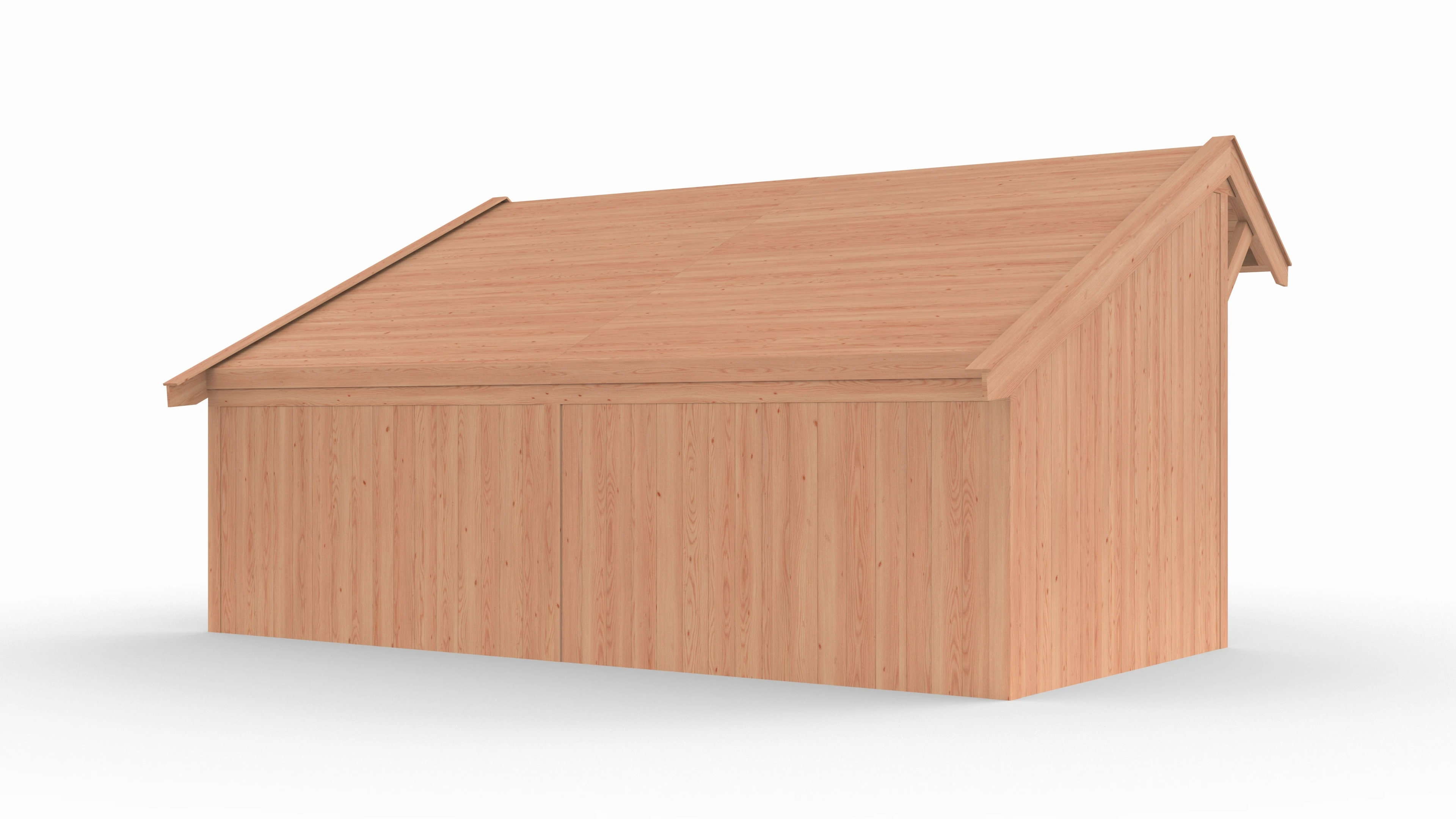 Douglas kapschuur, 600 x 300, met achterwand en zijwand, Westwood Comfort - Afbeelding 8